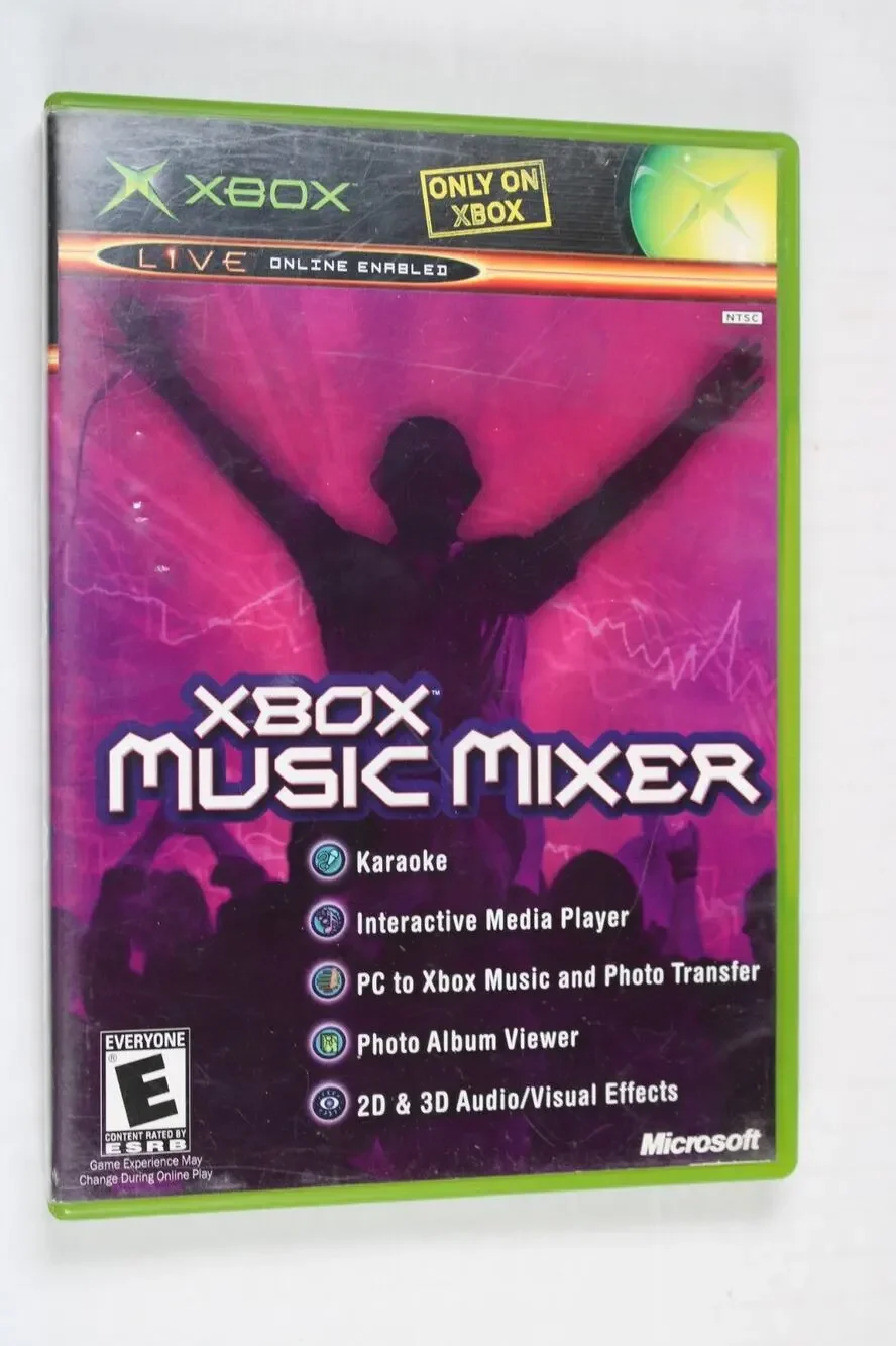 Xbox Music Mixer (Microsoft Xbox, 2003) Authentic, tested/works